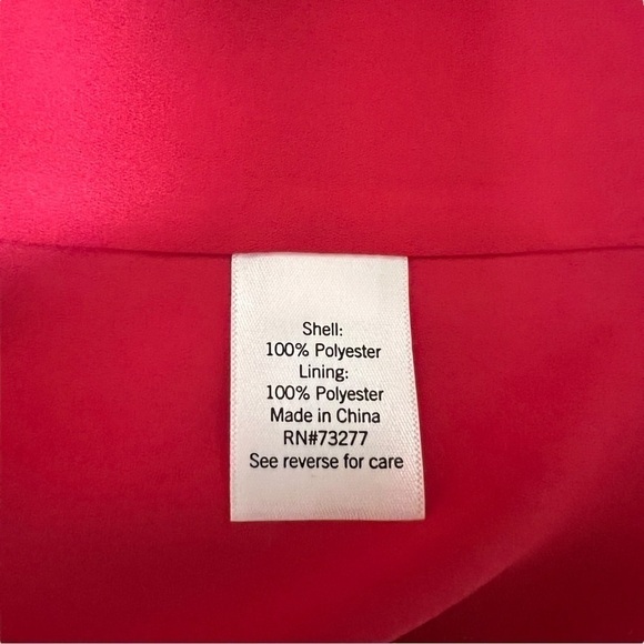 NINE West Women’s Party Dress in Bright Pink, Size Large - Picture 10 of 11